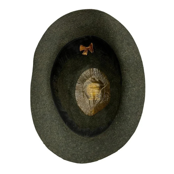 Lock & Co Hatters Green Felt Fedora Hat - Picture 2 of 6